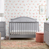 DaVinci Emmett 4-in-1 Convertible Crib in Grey, Greenguard Gold Certified DaVinci