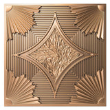 Art3d Drop Ceiling Tiles 24x24 in Bronze (12-Pack, 48 Sq.ft), 3D Wainscoting Panels Glue Up 2x2 Art3d
