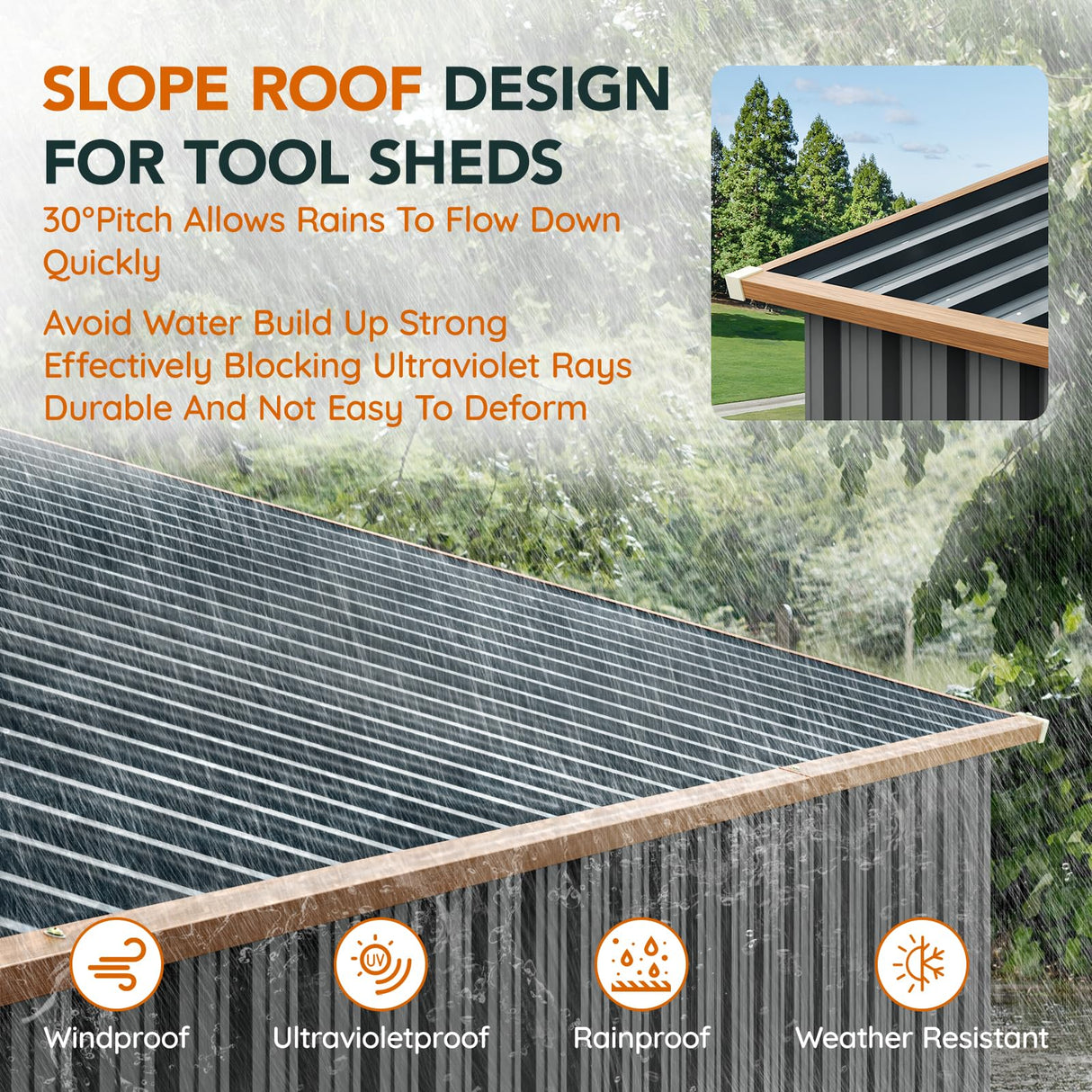 10x12x7.4FT Multi-Used Shed & Outdoor Storage Shed with Lockable Doors, Windows and Vents, Extra Large Metal Tool Shed for Garden, Backyard, Patio, Utility, and Various Storage Shed(Matte Gray) Verdeluxe