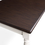 Crosley Furniture Shelby Dining Table, Expandable, Distressed White Crosley Furniture