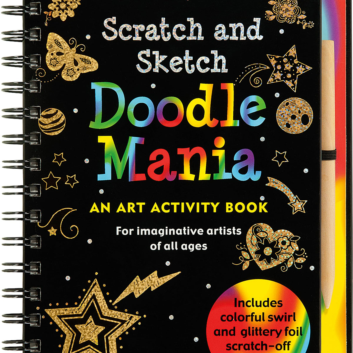 Doodle Mania Scratch & Sketch (Art, Activity Kit) (Trace-Along Scratch ...