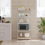 Yaheetech Storage Shelves 5 Tier Garage Shelving Heavy Duty Garage Shelves Adjustable Metal Shelving Unit Utility Rack Industrial Shelving for Warehouse Pantry Closet, 27.5"W x 12"D x 60"H, Silver Yaheetech