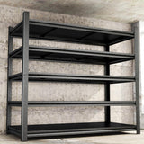 OECSO 5000LBS Storage Shelves Heavy Duty 72" H Garage Shelving Units 5 Tier Adjustable Metal Utility Rack Shelf,Large Industrial Shelves,for Shop,Warehouse,Basement,Outdoor,72" H x 48" W x 24" D OECSO