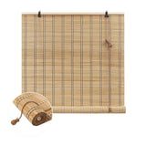 Customisable ORNDSDM Bamboo Blinds for Indoor and Outdoor Use, Perfect for Patios and Windows ORNDSDM