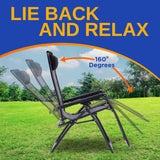 SereneLife Outdoor Zero Gravity Lawn Chair Black Adjustable Foldable Recliner with Detachable Side Table Cup Holder Padded Pillow Lightweight Patio Furniture Reclining Chair for Outdoors SereneLife