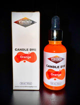 Orange Liquid Candle Dye Concentrated (1 oz Bottle with Dropper) Soy Candle, Paraffin Wax, Gel Wax, Natural Wax Blends, for Candles, Wax Melts, Snap Bars Virginia Candle Supply