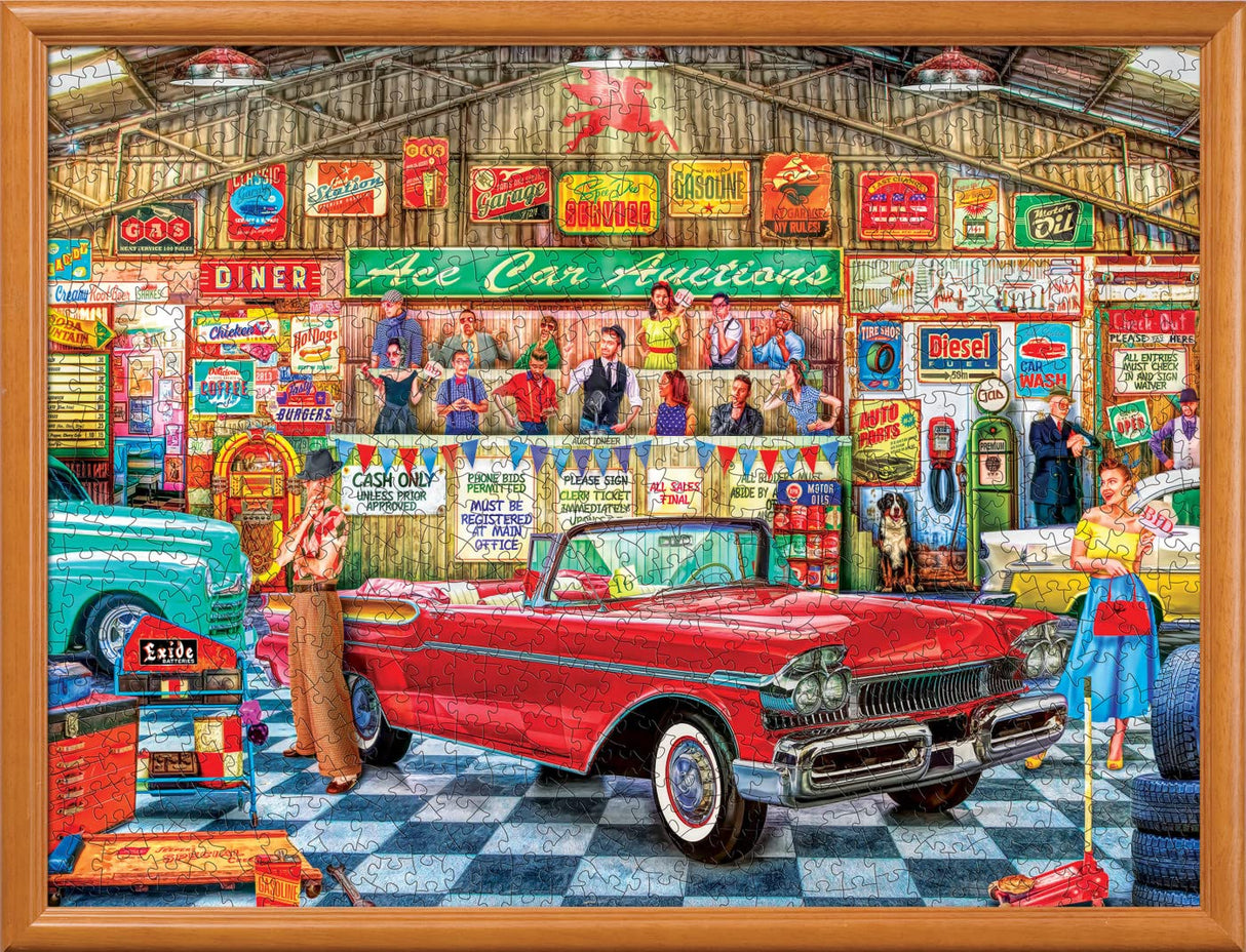 MasterPieces 750 Piece Jigsaw Puzzle for Adults, Family, Or Youth - The Auctioneer - 18"x24" Masterpieces