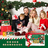 Gionlion Christmas Beads for Bracelets, Clay Beads Bracelat Making kit Golden Beads Christmas Crafts Decorations Charms for Jewelry Making, Christmas Gifts for Teen Girls Age 6-12 Gionlion