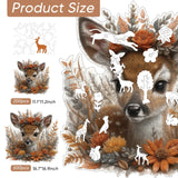 Ruikiyart Wooden Puzzles for Adults Cute Deer Wooden Jigsaw Puzzles 200Pcs Unique Animal Shape Adult Puzzles Fabulous Gift for Kids and Adults on Birthday,Thanksgiving,Christmas 11.1x11.2 Inches Ruikiyart