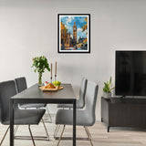 Big Ben Paint by Number Kits for Adults, Fall London Street Paint by Numbers, London Landmark Acrylic Painting for Home Wall Decor Gifts - City Scenery(16×20inches, No Frame) ARNLRDYA