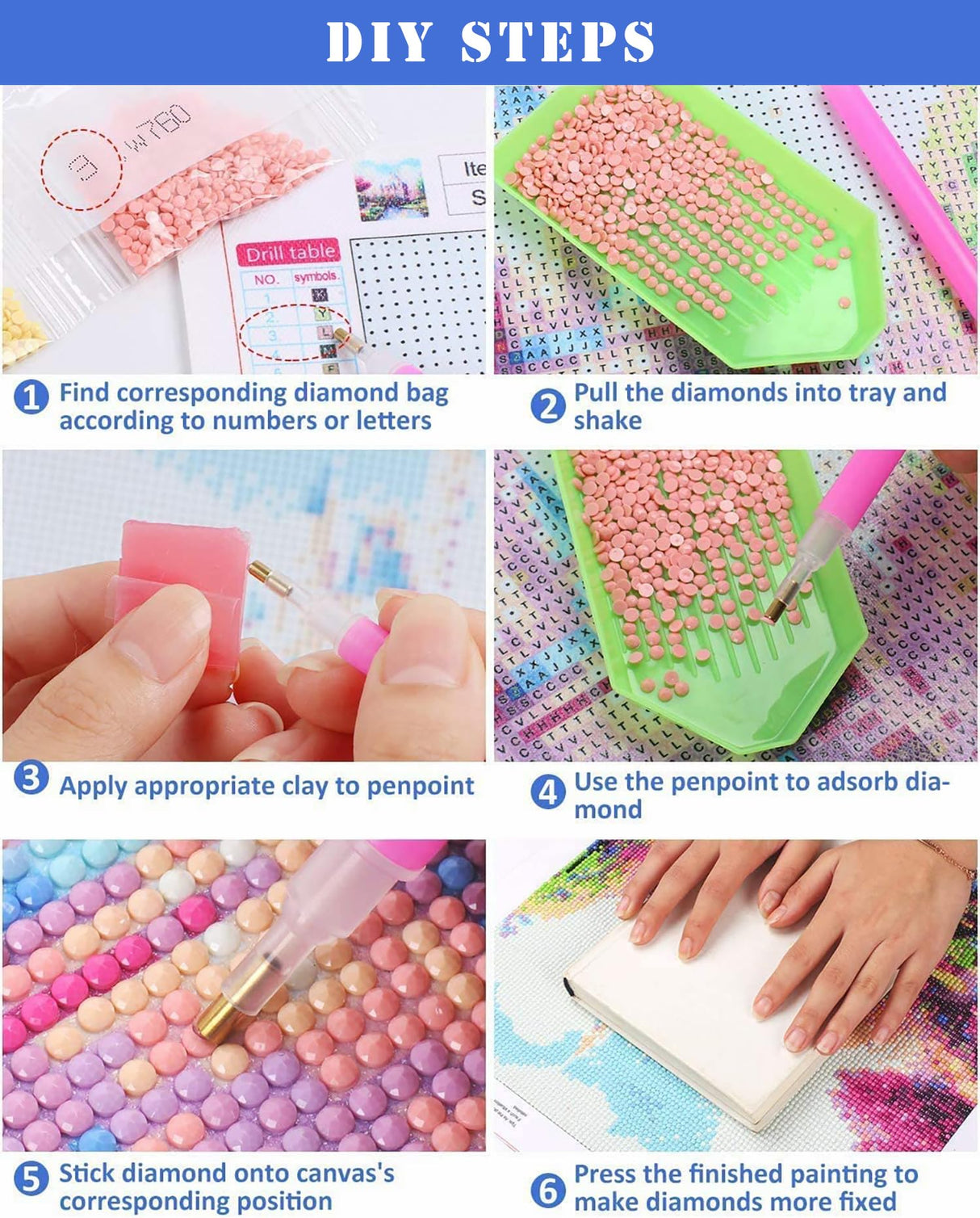 DIY Diamond Painting Diamond Art Cars, 5D Full Drill Cross Stitch Embroidery Kits HUANNY