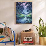 Offito Forest Diamond Art Kits for Adults, Fantasy Landscape Diamond Painting Kits for Beginners, DIY Full Drill Dots Gem Art Paint for Home Wall Decor 12 x 16 Inch Offito