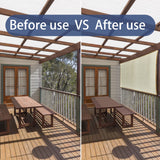 JXXXN 90% Shade Fabric Sun Shade Cloth, 10 x 20' Beige Shade Cloth with Grommets for Garden, Outdoor Patio, Pergola, Deck JXXXN