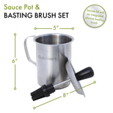 Cuisinart CBP-116 Sauce Pot and Basting Brush Set Cuisinart