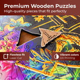 Crafthub Harry Potter Wooden Puzzles for Adults – A3 Size with 201 Pieces Wood Puzzles – Fine Oddities – Jigsaw Puzzles with Unique Shapes – 10.8" x 13" CRAFTHUB
