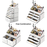 READAEER Makeup Cosmetic Organizer Storage Drawers Display Boxes Case with 12 Drawers (White) READAEER