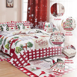 WONGS BEDDING Area Rug 3' x 5' Christmas Cardinal Washable Bedroom Rug Holiday Entryway Indoor Non-Slip Mat Small Throw Rugs for Kitchen Living Room Low-Pile Outdoor Floor Decoration Carpet WONGS BEDDING