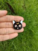 Kitten (2 Pieces) Needle Minder Magnetic Needle Keeper for Cross Stitch Embroidery Sewing Needle and Pin Holders N\C