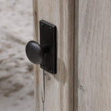 Sauder Palladia L-Shaped Desk, L: 68.74" x W: 65.12" x H: 29.61", Split Oak finish Sauder