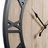La Crosse Clock 404-3450A 19.7-Inch Harper Wood Quartz Analog Wall Clock La Crosse Technology