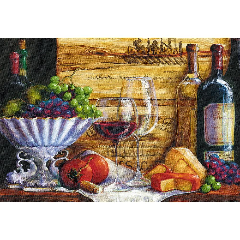 Trefl Red 1500 Piece Puzzle - in The Vineyard Trefl