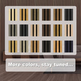 Acoustic Wood Slat Wall Panels, 4-Pack – 23.6 x 23.6 x 0.7 Inches, Sound Absorbing Wood Wall Panels for Stylish Interiors – Covers 15.5 Sq. Ft. (4# Walnut) JUWEI DIRECT