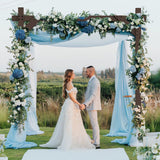 Wooden Wedding Arch, Wooden Arch 7.48FT Wood Arch Backdrop Stand Square Arch Wedding Arbor Wedding Arches for Ceremony Wood Arch Frame Kapaga