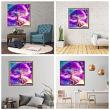 JFYHAB Tree of Life Diamond Painting Kits - DIY Christmas Book Diamond Art Kits for Adults Beginners, Book Tree Diamond Dots Gem Arts Painting Kit for Home Well Decor 12 x12 Inch JFYHAB