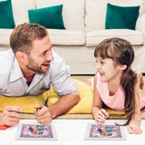 USACRAFT Cute Diamond Painting Kits, Mosaic Kit, Large 7x7 Natural Wooden Frame, Pre-Mounted Canvas, Sparkling Crystal Gems, Pen, Arts & Crafts Tray, Gum. Famous Characters, St.Girl USACRAFT