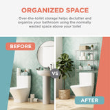 Zenna Home 2523NN Over the toilet storage, 23.25 x 64.7, Satin Nickel Zenna Home