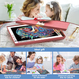 Stalente Diamond Painting Kits for Adults, 5D DIY Diamond Art Kits for Beginners Round Full Drill Diamond Painting for Home Wall Decoration Gift 12×16inch, Butterfly Lady Stalente