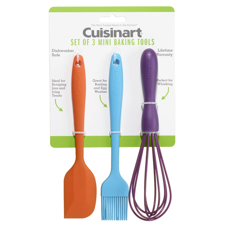 CTG-00-3MBT Cuisinart Set of 3 Mini Baking Tools Silver One Size 1 Cuisinart