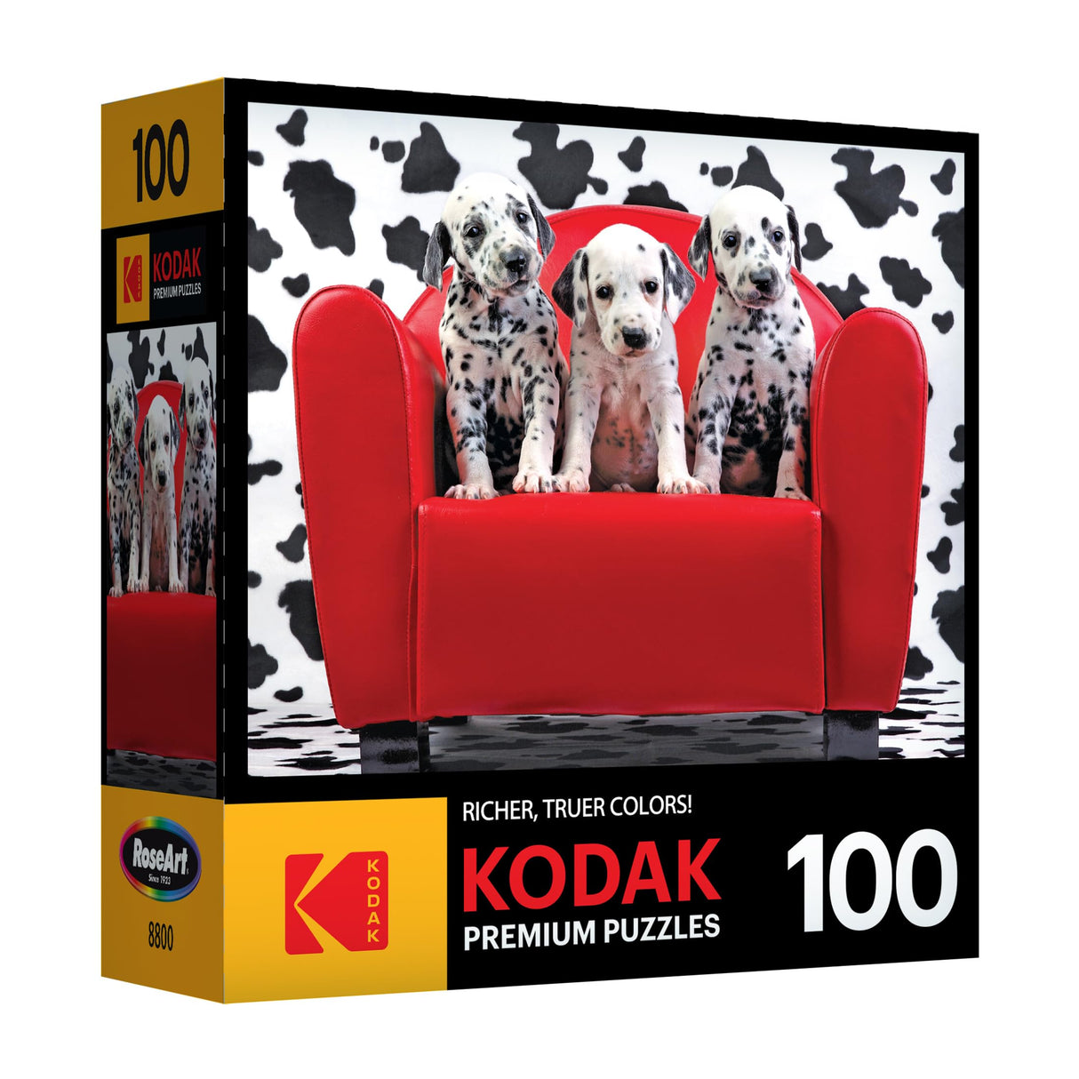 RoseArt - Kodak Premium - Lots of Spots - 100 Piece Jigsaw Puzzle for Adults RoseArt