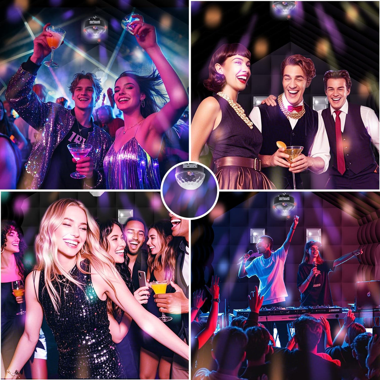 SAYOK Inflatable Nightclub 18x15x15 Ft, Inflatable Party Tent with Disco Ball Light, Inflatable Night Club Tent for Adults Wedding Birthday Backyard Party Business SAYOK