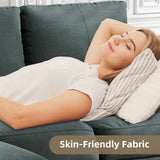 JAMFLY Convertible Sectional Couches for Living Room, L-Shaped Couch 3 Seat Sectional Sofa Set with Polyester Fabric and Movable Ottoman Small Couch for Apartments, Office, Dark Grey JAMFLY