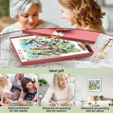 Acudotr Diamond Painting Kits for Adults, 5D DIY Diamond Art Kits for Beginners, Full Drill Diamond Painting Kits for Home Wall Decor, Birds, 12x12 Inch Acudotr