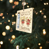 CustomizeAF Christmas Money Holder Ornaments for Gifting Cash - Personalized Christmas Wooden Money Holder, 2023 New Christmas Tree Ornaments, Few Bucks Money Holder Decoration Gifts (ORN159) Customizeaf