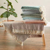 DII Diamond Throw Collection Cotton Woven, 50x60, Gray DII