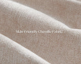 POYISOU Cloud Couches for Living Room, Oversized Modular Sectional Sofa with Ottoman, Large Modern 7 Seater Sofas Comfy Chenille L Shaped Couch for Spacious Space Apartment Lounge, Beige POYISOU