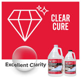 J-B Weld 1" Deep Pour Epoxy WaterClear, 24 Hour Cure, 1", 1.5 Gallon Kit J-B Weld