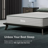 Siena 10” Twin Hybrid Firm Mattress - Memory Foam & Innerspring System - 180 Night Trial - Premium Pressure-Relieving Layers - 10 Year Warranty - Mattress in a Box - CertiPUR-US Certified Siena