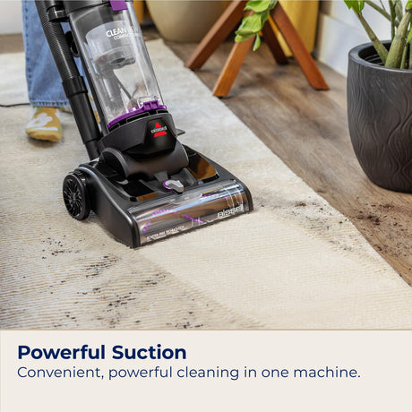 Bissell CleanView Compact Turbo Upright Vacuum with Quick Release Wand, Full Size Power, Compact Size for Apartments & Dorms, 3437F Bissell