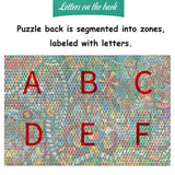 Jigsaw Puzzles for Adults, 1000 Pieces Dinosaur Park Puzzle, Cartoon Painting Challenging Puzzles for Family Activity Game Nights Gifts Fidget Stress Relief RECHIATO