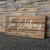 Personalized Family Name Sign - Wedding Gift - Last Name Pallet Sign - Home Wall Decor - Anniversary Gift APKcompany