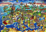 Anatolian Puzzle - European World, 1500 Piece Jigsaw Puzzle, #4557 (ANA4557) Anatolian