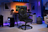 RESPAWN 3085 Gaming Chair - Gamer Chair and Computer Chair, Gaming Chairs, Office Chair with Integrated Headrest, Gaming Chair for Adults, Office Chairs Adjustable Tilt Tension & Tilt Lock - Black RESPAWN