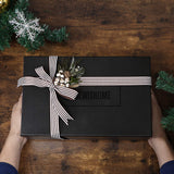 BEWISHOME Jewelry Box for Men, Mens Jewelry Box with Glass Top, Wooden Watch Box Organizer with Smooth Faux Leather Interior, Jewelry Display Case for Earrings Rings Bracelets Watches, Brown SSH07Y BEWISHOME