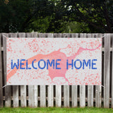 2 Pack Large Blank Banners, SUMERSHA 2 x 4 Feet Polyester Oxford Cloth White Banner with Hanging Rope for Wall Signs, DIY Painting, and Writing, Indoor Outdoor Display and Party Decoration SUMERSHA