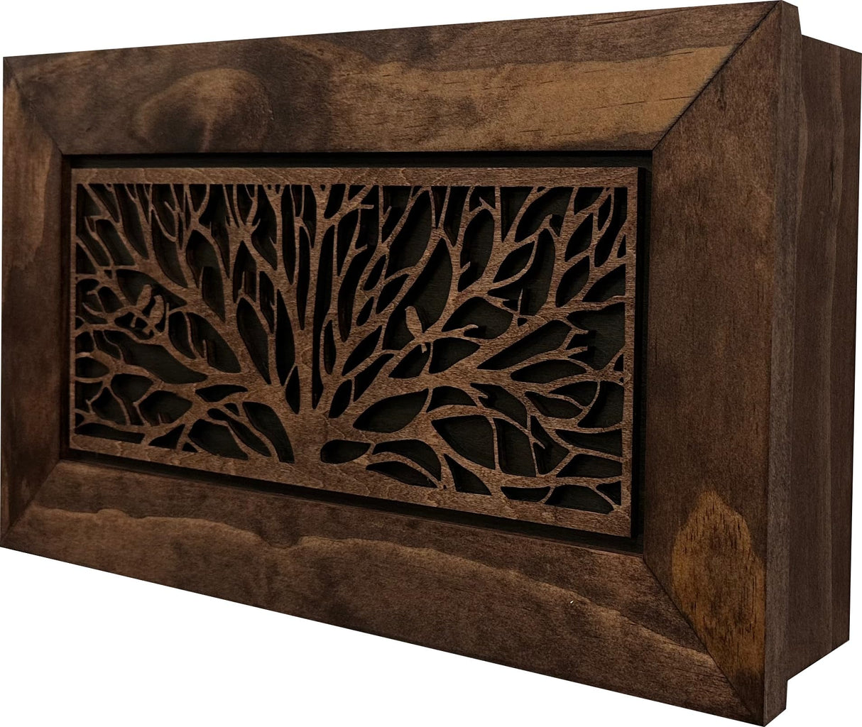 Hidden Gun Storage Cabinet Birds In A Tree Wall Decoration - Secure Wall Mountable Gun Safe by Bellewood Designs Bellewood Designs