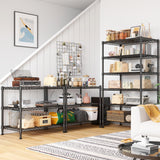 REIBII 6 Tier Shelf Metal Shelving 70"H Storage Shelves Sturdy Wire Rack Shelf Units Adjustable Detachable Storage Shelving Unit for Kitchen Laundry Pantry Garage Commercial 71"H x 21.65"W x 11.8"D REIBII